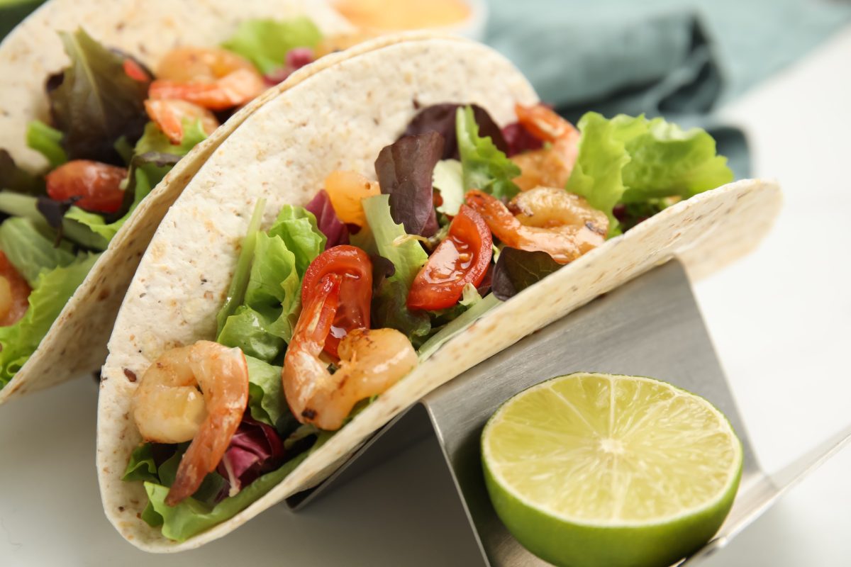 Healthy Shrimp Taco Recipe - Lorie Eber Wellness Coaching