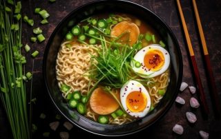 healthy noodle soup
