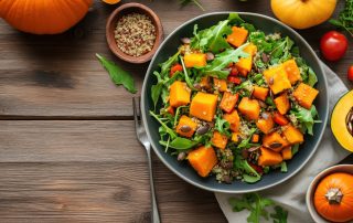 Healthy Butternut Squash Lentil Salad Recipe