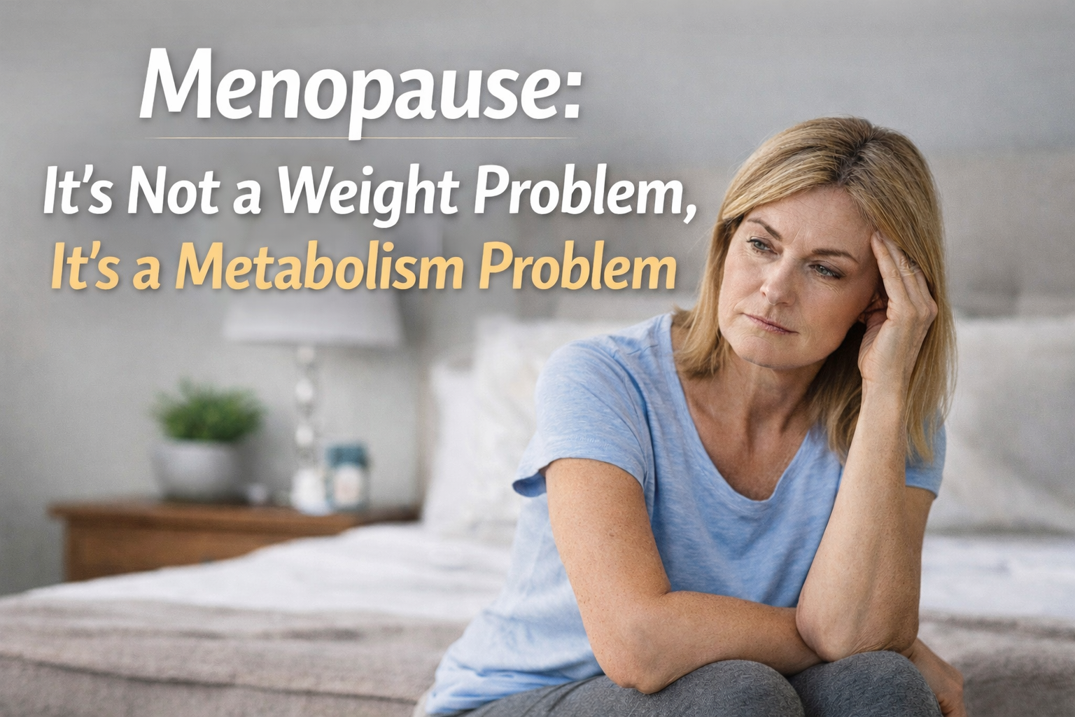 Menopause Weight Gain: It’s a Metabolism Issue